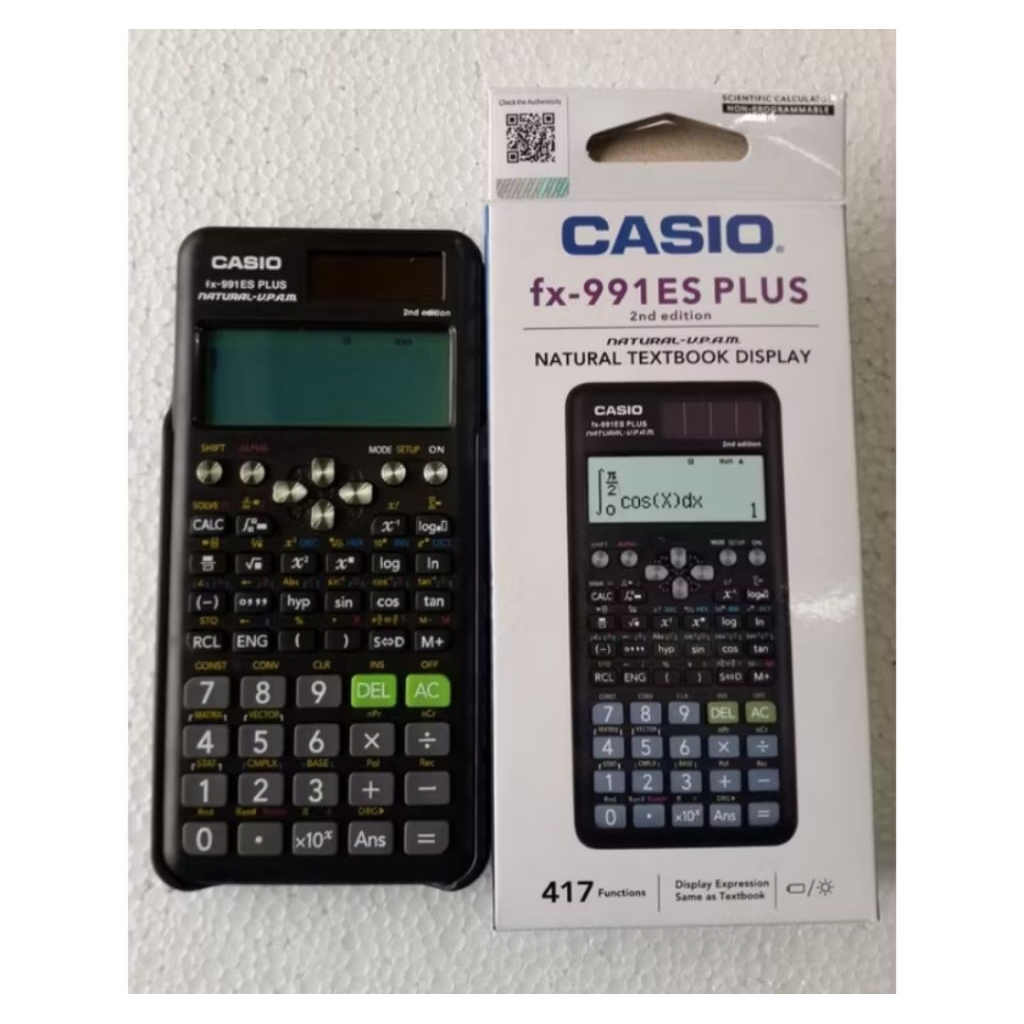 

TERMURAH‼️KALKULATOR SCIENTIFIC CASIO FX-991 ES PLUS 2nd Edition Anak Sekolah