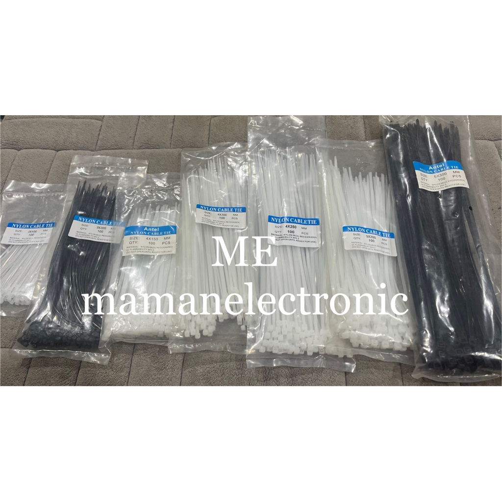 

Ikatan Kabel Ties Nylon 3×100mm