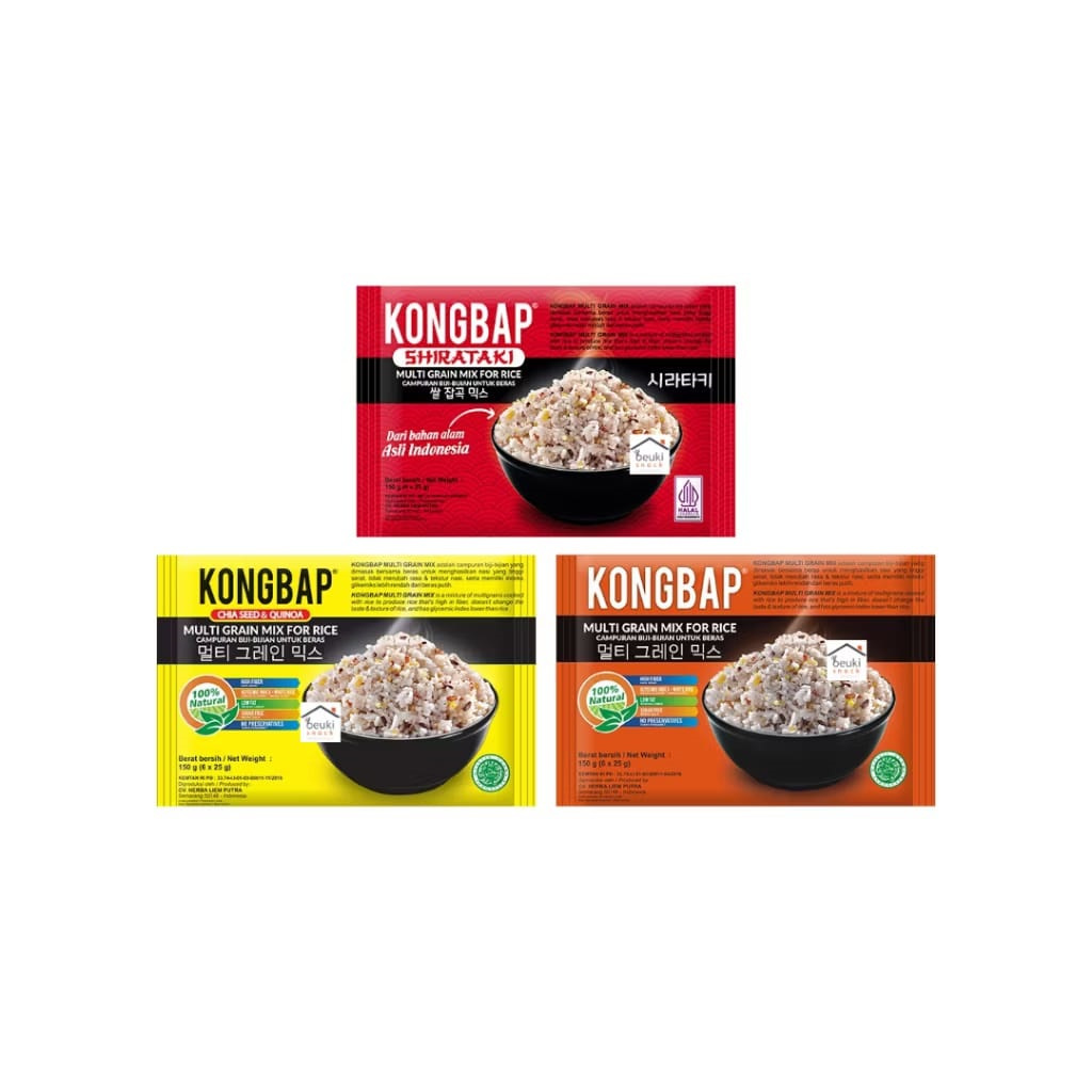 

Kongbap Multigrain Mix 150g isi 6x25g