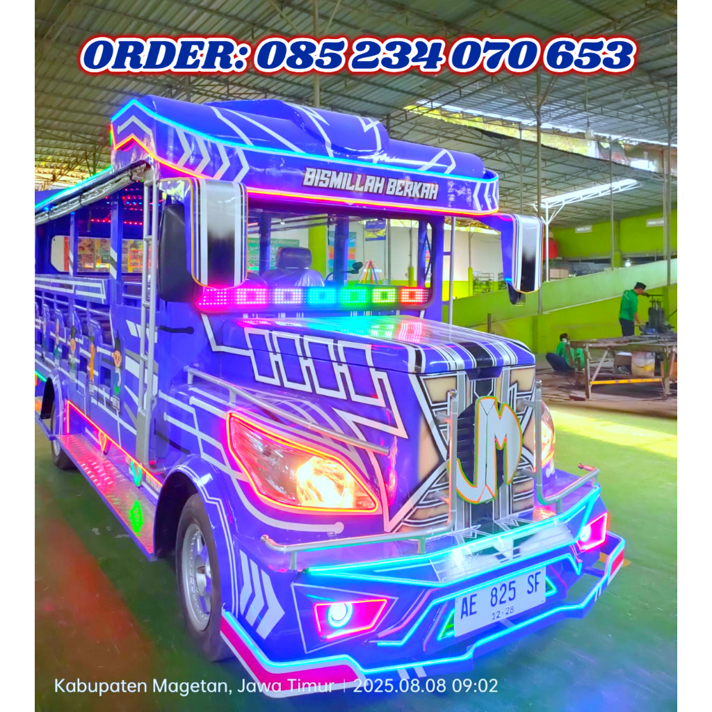 Odong-odong kereta mini wisata mesin mobil panther / kijang super