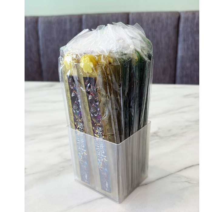 

Penggaris 30 cm Lipat Fancy MOtif Random - Isi 40 Pcs