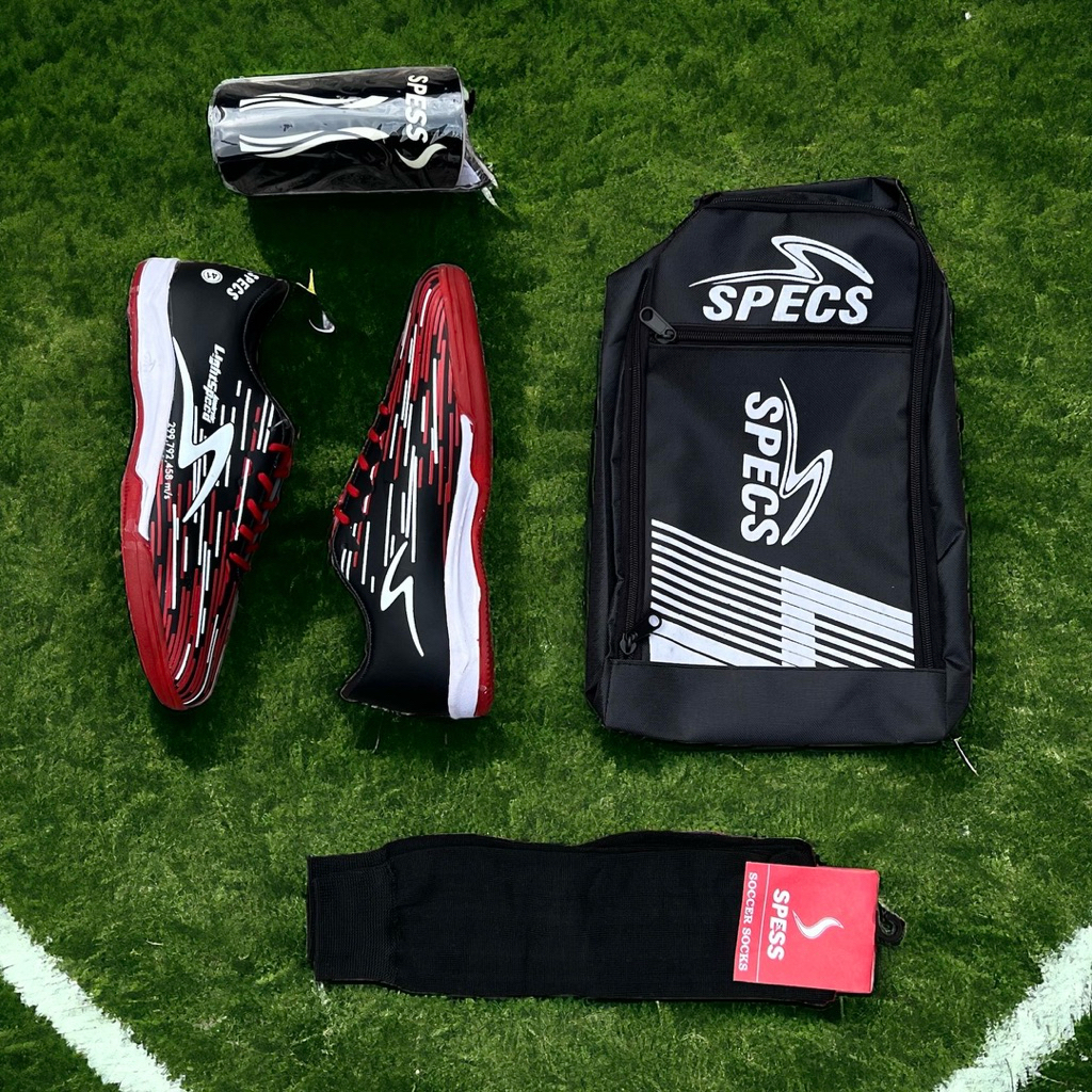 (Paket 4) Sepatu Futsal specs Accelerator Lightspeed 2  Hijau Stabilo Terbaru Terlaria Murah Berkual