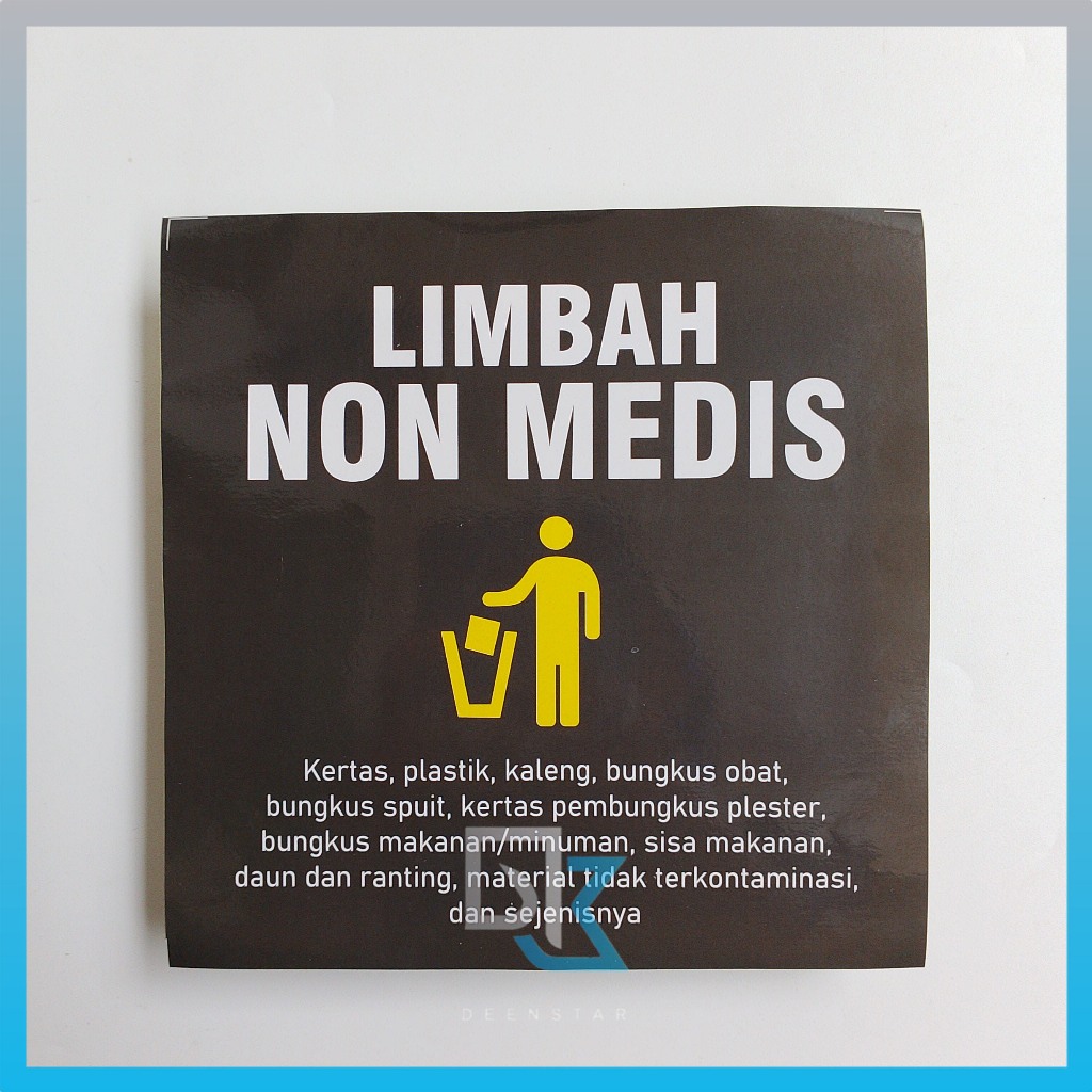 

Stiker Limbah Non Medis, Label Limbah Non Medis, Stiker Chromo