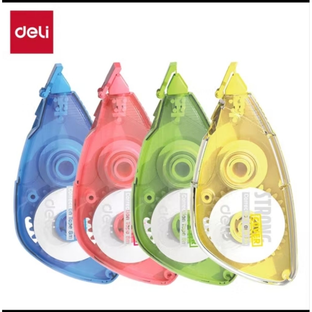 

Tip ex kertas correction pen strong cover Deli