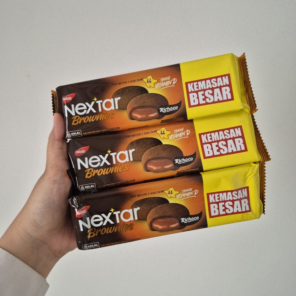 

SALE!! NEXTAR BROWNIES COKLAT KEMASAN BESAR 90GR