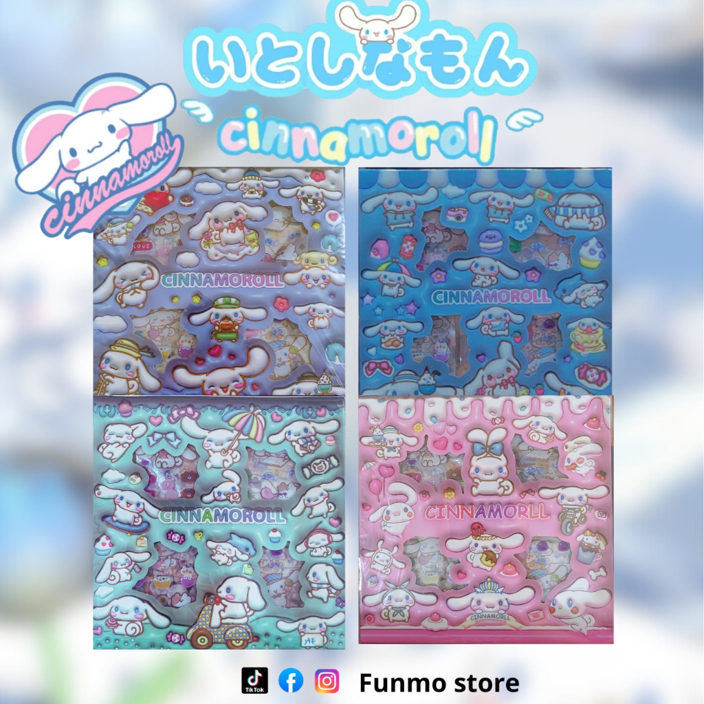 

Stiker Cinnamoroll Karakter Sanrio Lucu Menggemaskan Isi 100 Lembar Per BOX