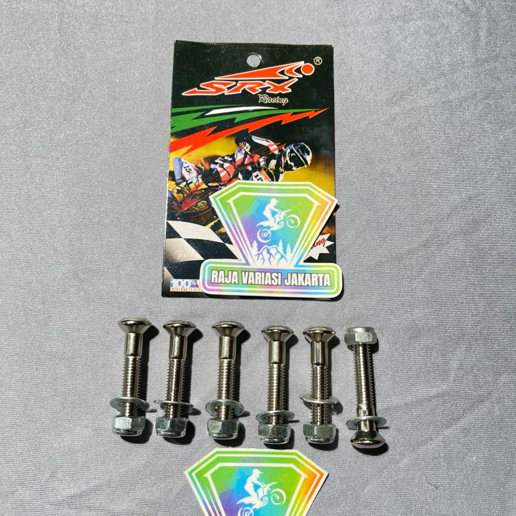 Baut Baud Gir Gear Belakang Panjang Spacer Supermoto CRF 150 WR 155 SRX VZM Original