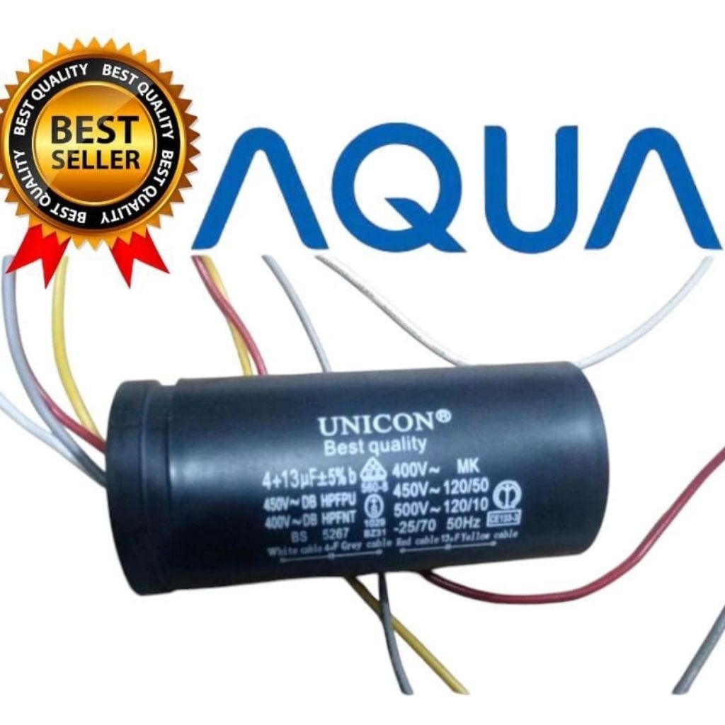 Kapasitor mesin cuci 2 tabung aqua Twin tube AQUA hijab