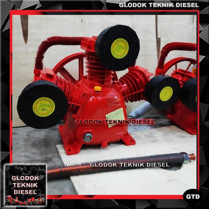 KEPALA KOMPRESOR 5 HP / BARE COMPRESSOR HEADPUMP AIR COMPRESSOR 5 HP