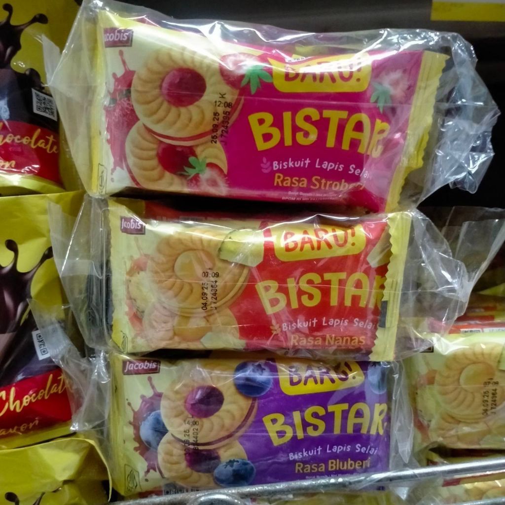 

Bistar biskuit Selai 16gram x 10pcs aneka rasa