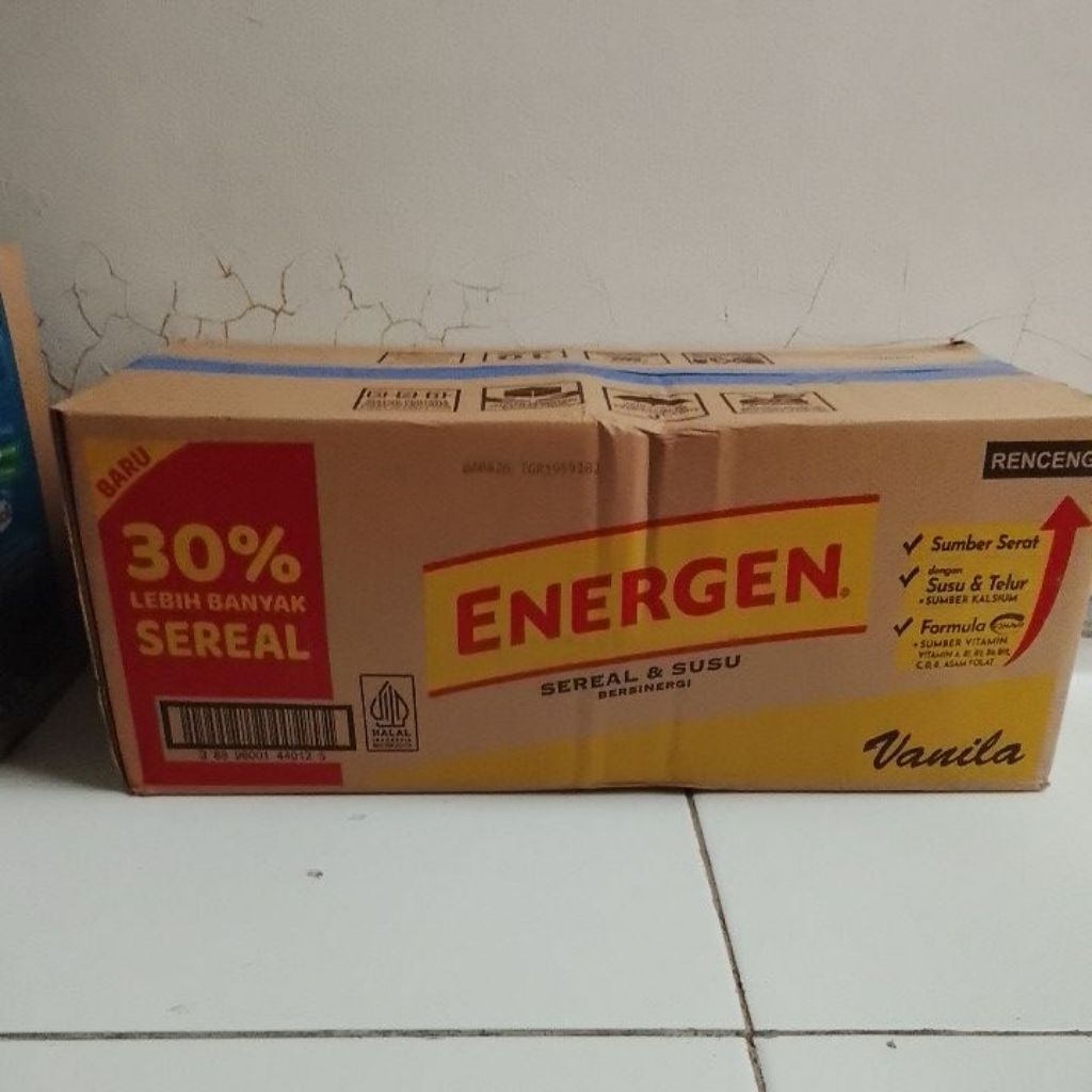 

Energen Vanila (16 x 10 x 34g)