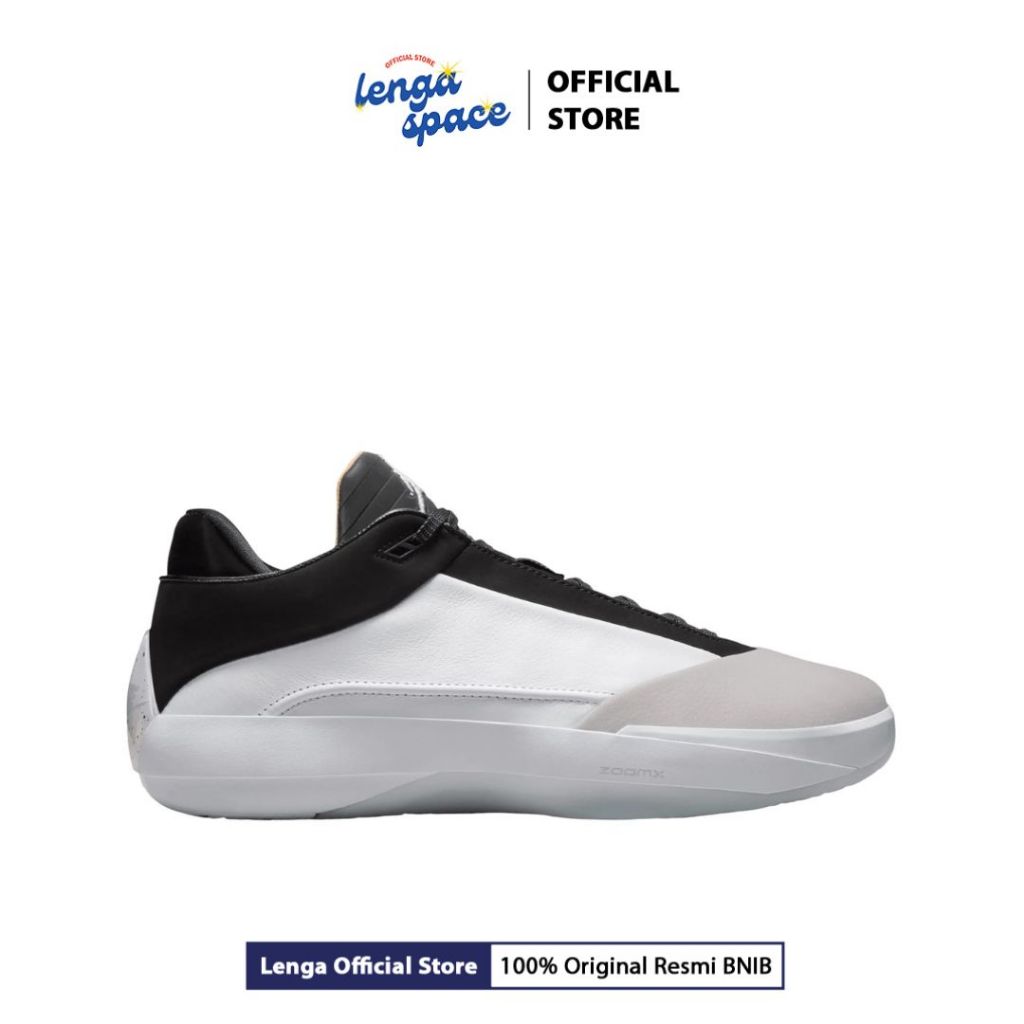 Sepatu Basket Pria Air Jordan 40 PF  - White/Vast Grey-Black (HM9932-100) ORIGINAL