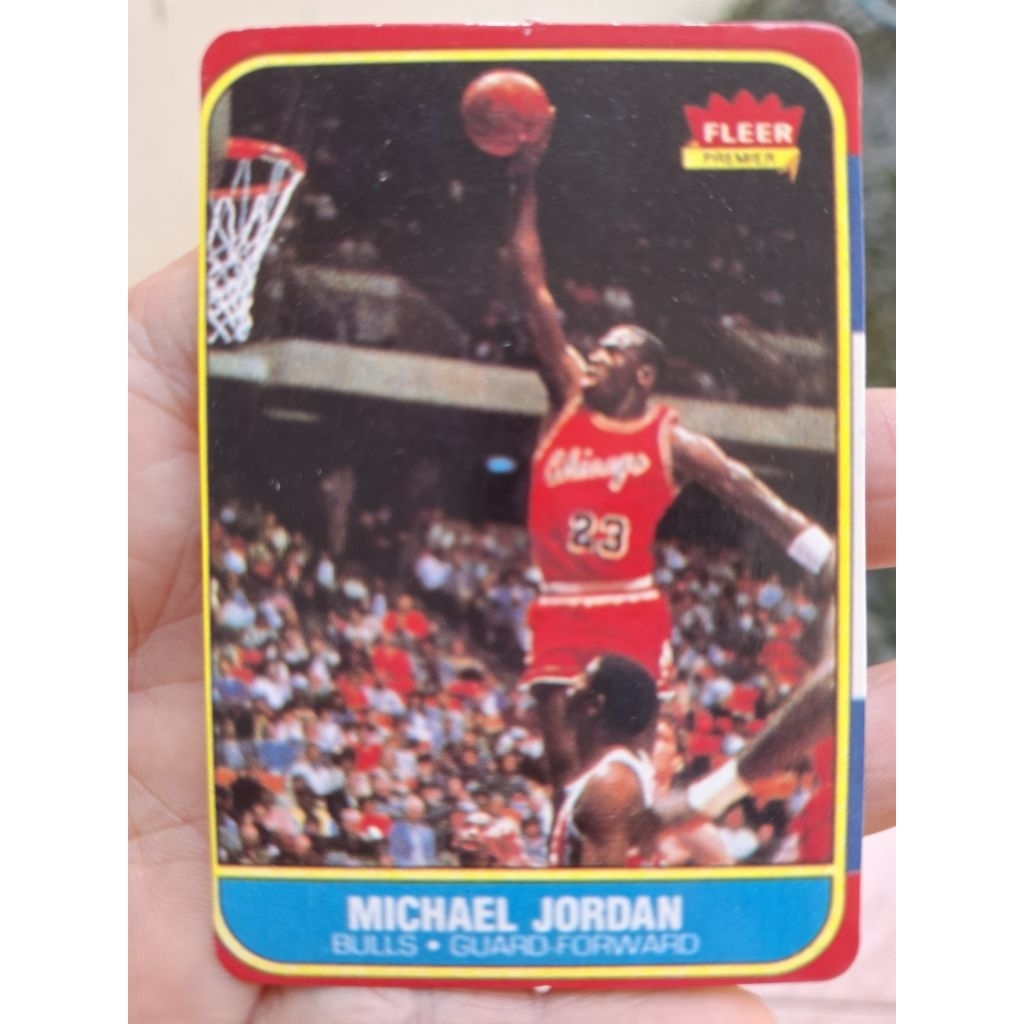 MICHAEL JORDAN ROOKIE CARD FLEER PREMIER 1986