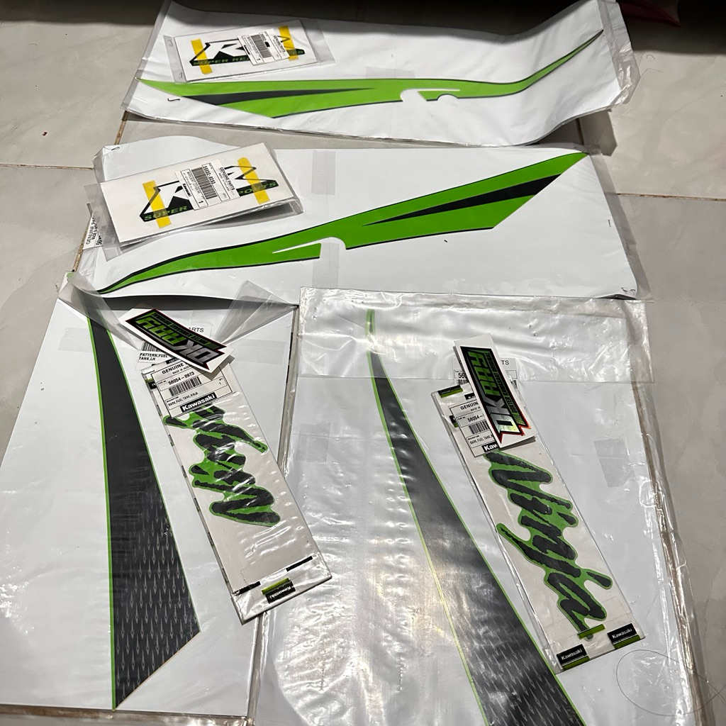 striping stiker sticker ninja rr se gen 2 original kawasaki