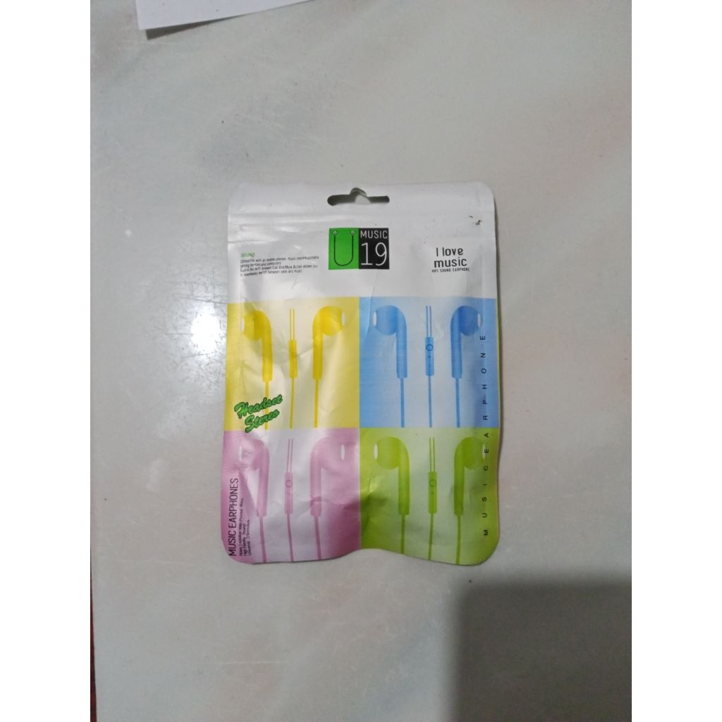 U Music 19 Music Earphone Headset Stereo
