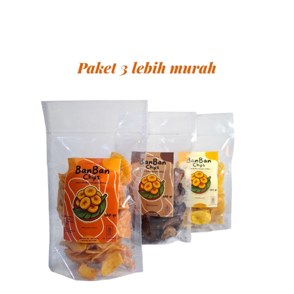 

BanBan Chips 3 Varian Lebih Murah Cokelat,Jagung Manis, BBQ