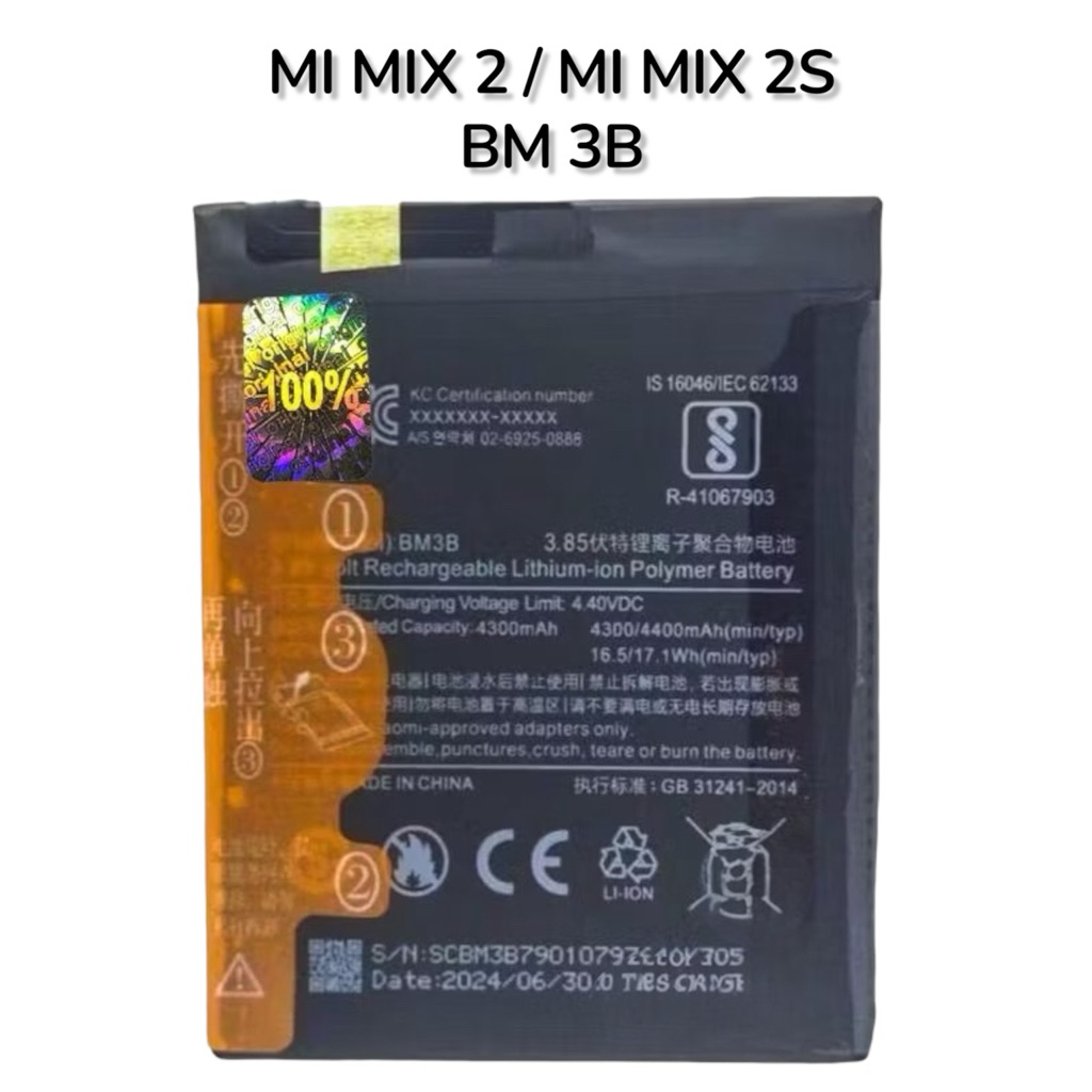 Baterai Xiomi Redmi BM-3B BM3B baterai battery Xiomi mi mix 2 mi mix 2s BM3B Original