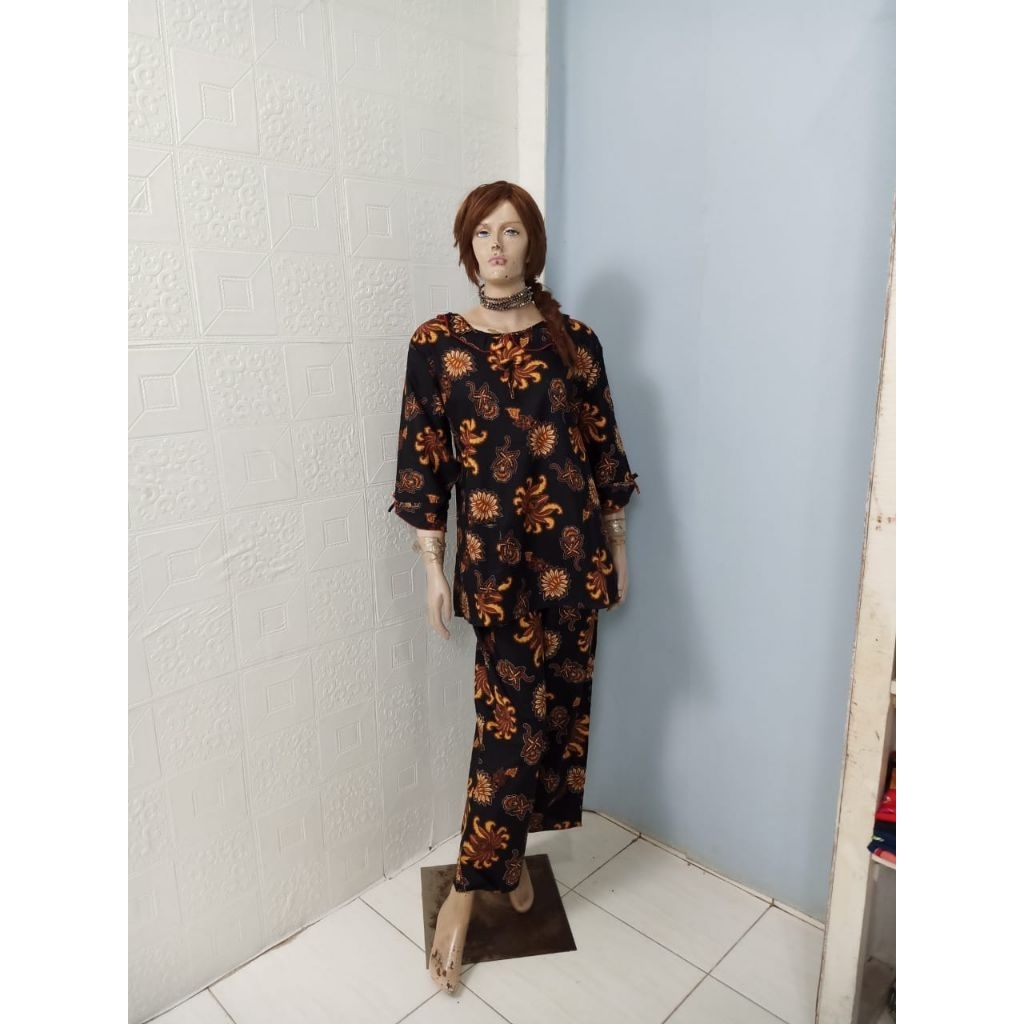 BAJU TIDUR BATIK BAGAN UKURAN JUMBO KHAS BAGAN SIAPI API