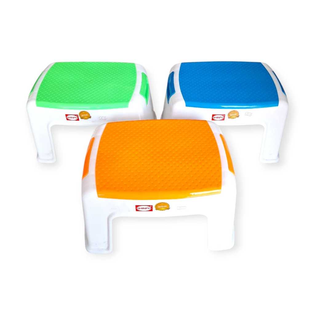 SHINPO Kursi Plastik Pendek Tebal Premium