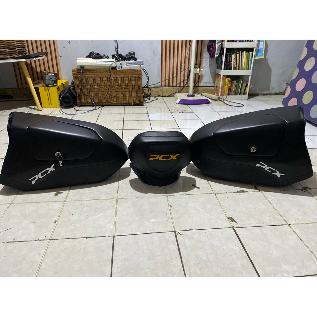 BOX MOTOR PCX | SANDARAN PCX | BOX MODIFIKASI PCX| BOX BODY TAMBAHAN | BODY TAMBAHAN MOTOR | BOX KUN