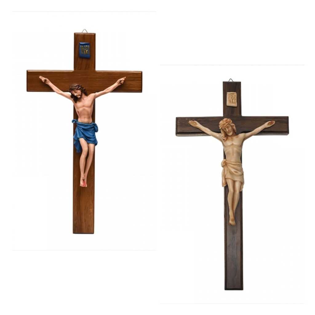 Yeraya Salib Gantung Katolik Kayu Jati 40cm salib korpus salib gantung kayu salib katolik salib seda
