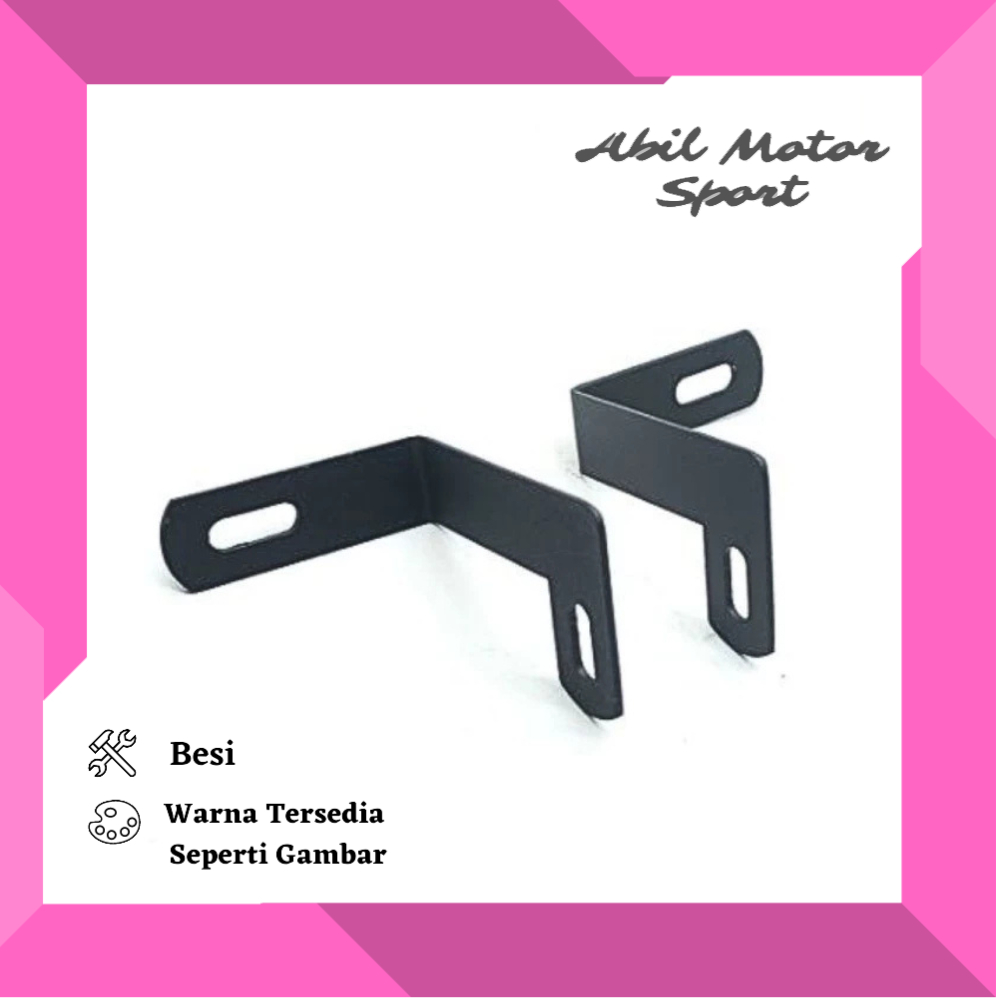 BRACKET LAMPU GENIO BRACKET BREKET DUDUKAN LAMPU TEMBAK D2 LASER FOGLAMP HONDA GENIO