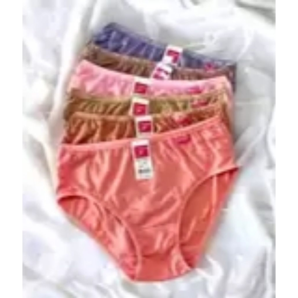 promo 6 pcs celana dalam wanita dewasa/remaja bahan   katun lembut cd wanita dewasa / remaja