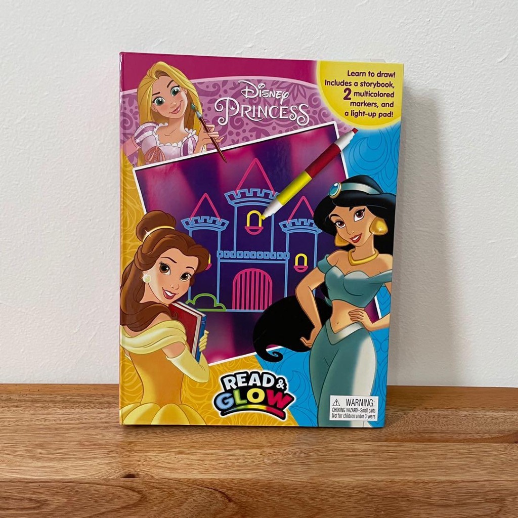 Preloved Disney Princess Read and Glow Book