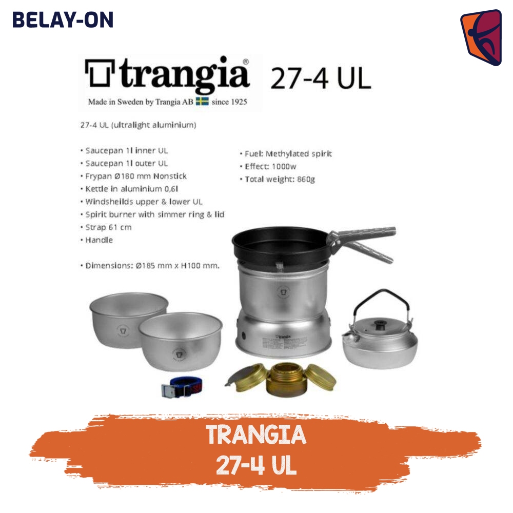 Trangia 27-4 UL | Cooking set Trangia | cooking set tendaki | nesting | Cooking set DS