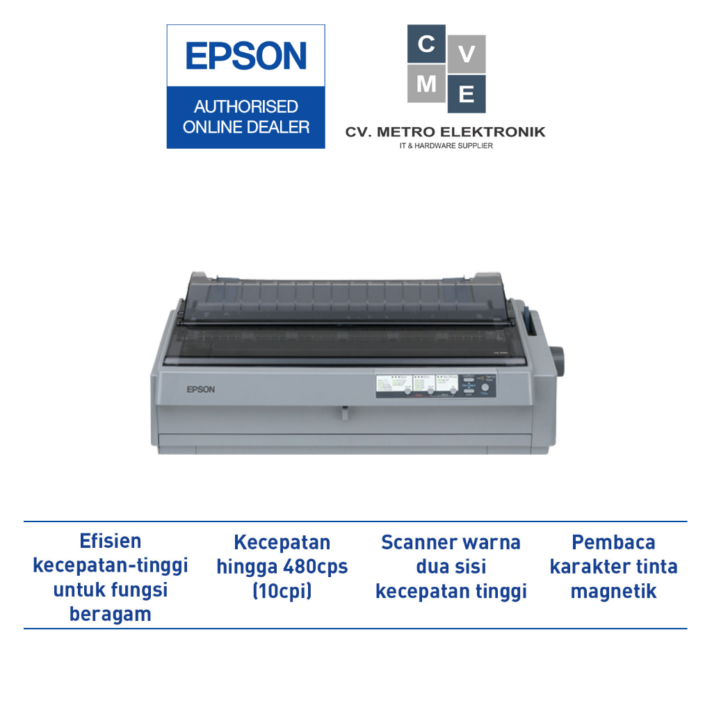 Printer A3 Epson LQ-2190 Epson LQ2190 LQ 2190 Garansi Resmi