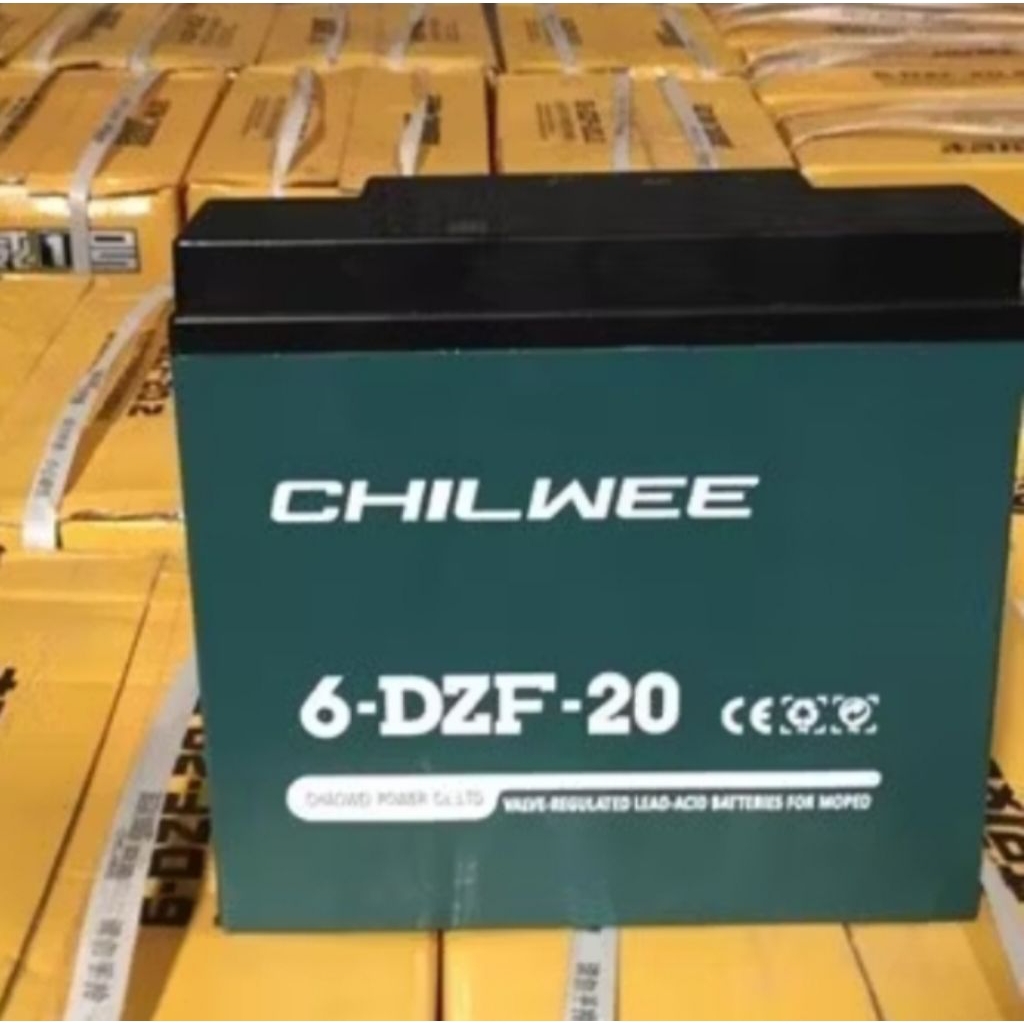 Aki Kering Chilwee 6 DZF 12V 12AH/20AH Original/AKI
