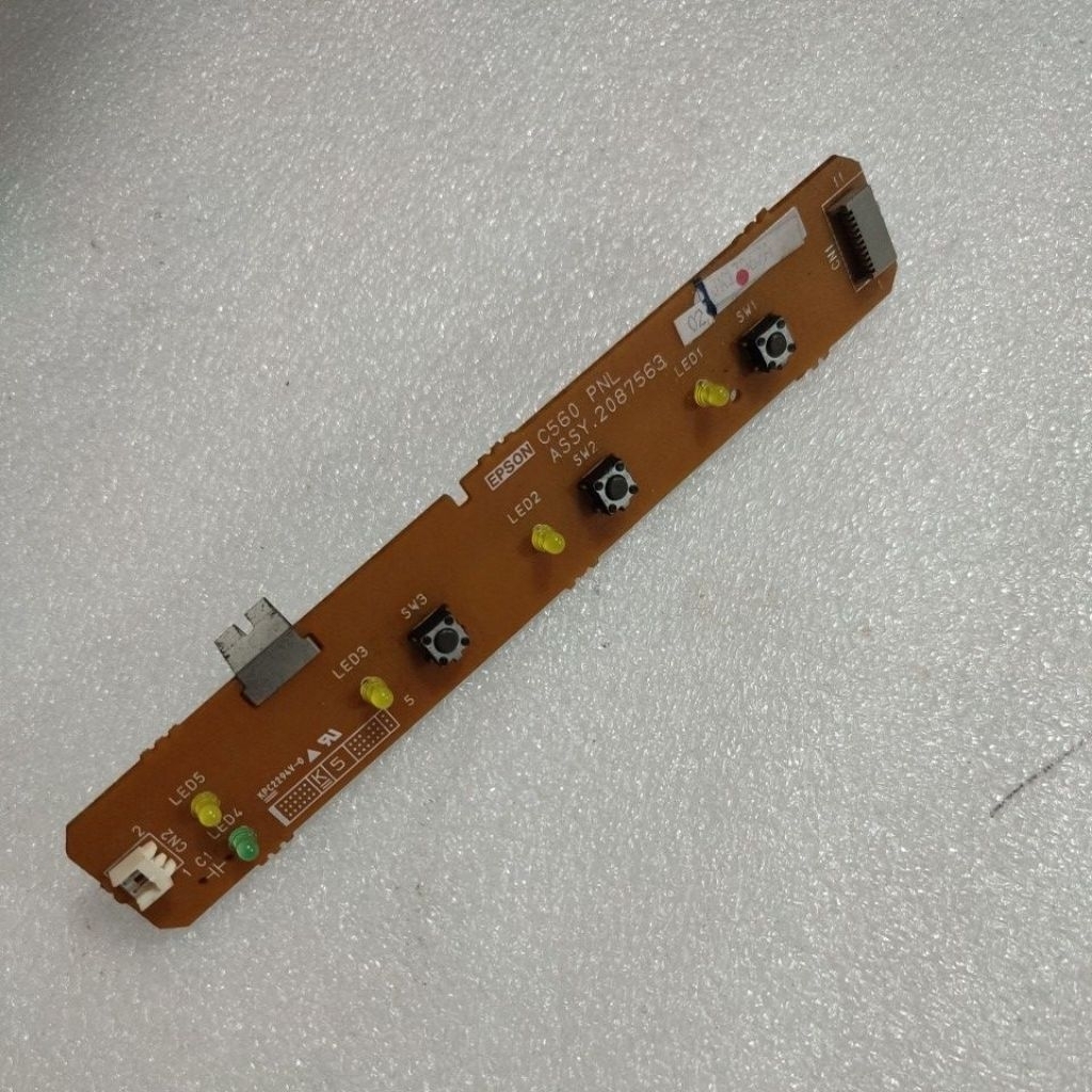 Switch Tombol PCB LED Panel Epson PLQ20 PCB Board Panel PLQ-20 Sparepart