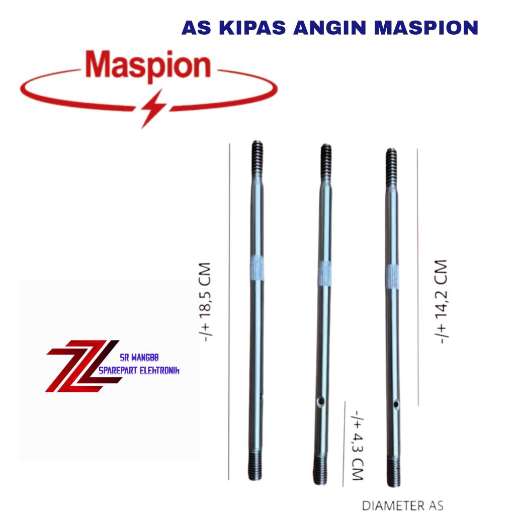 As Kipas Angin Maspion 12 Inchi 16 Inchi