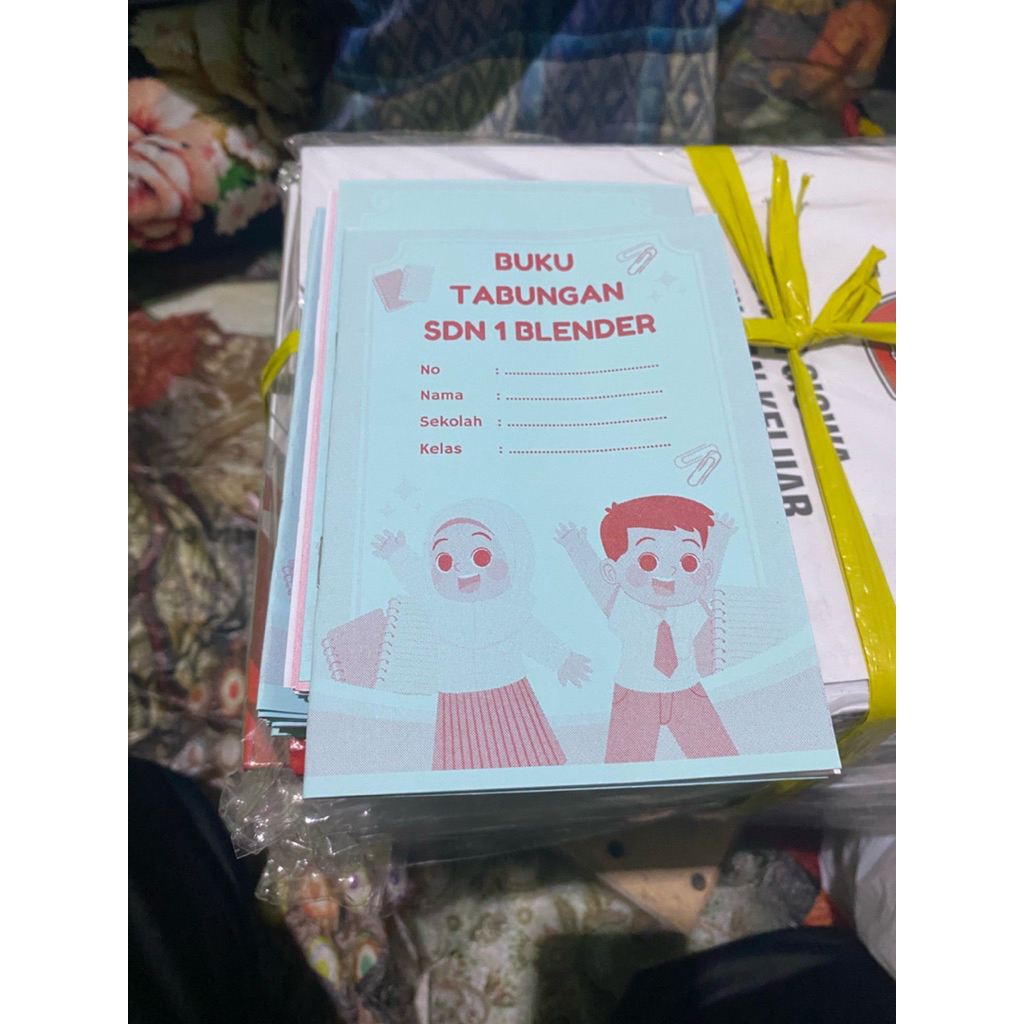 

Buku Tabungan Sekolah per pak isi 10 dan 50 buku