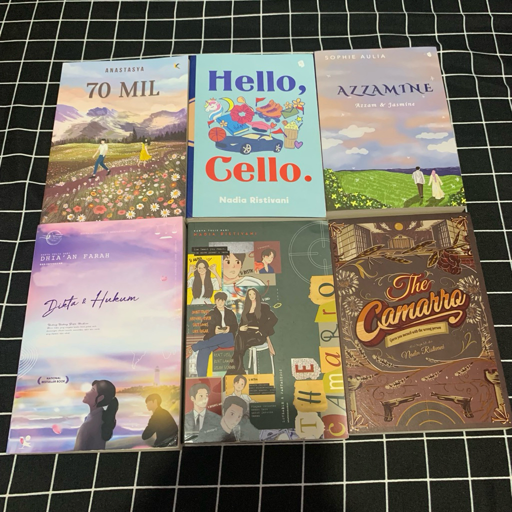 NOVEL ORIGINAL AU WATTPAD JENO JAEMIN HAECHAN DOYOUNG NCT 70 MIL HELLO CELLO AZZAMINE DIKTA DAN HUKU