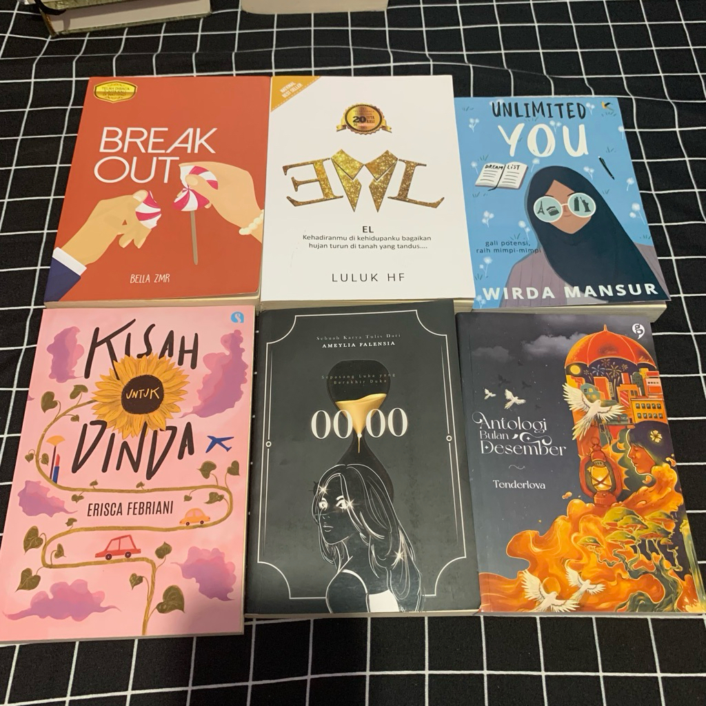 PRELOVED NOVEL WATTPAD ORIGINAL BREAKOUT EWL KISAH UNTUK DINDA 00.00 ANTOLOGI BUKAN SEPTEMBER UNLIMI