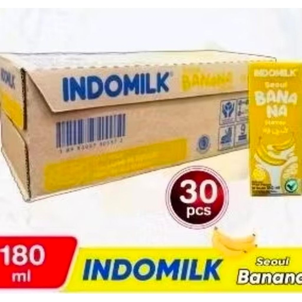 

Indomilk UHT Seoul Banana 180ml 1 dus