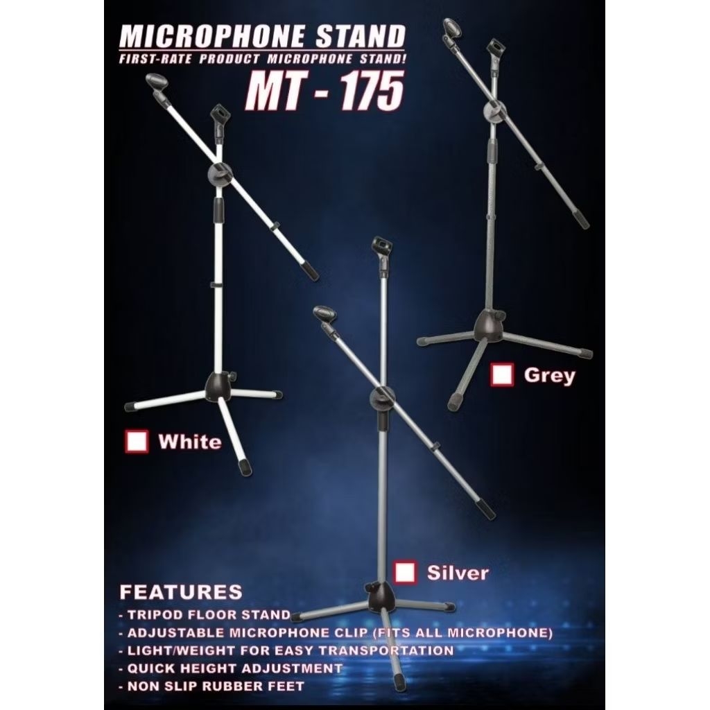 STAND MIC FORT / STAND MIC BERDIRI LANTAI / STAND MIC PANJANG / STAND MICROPHONE