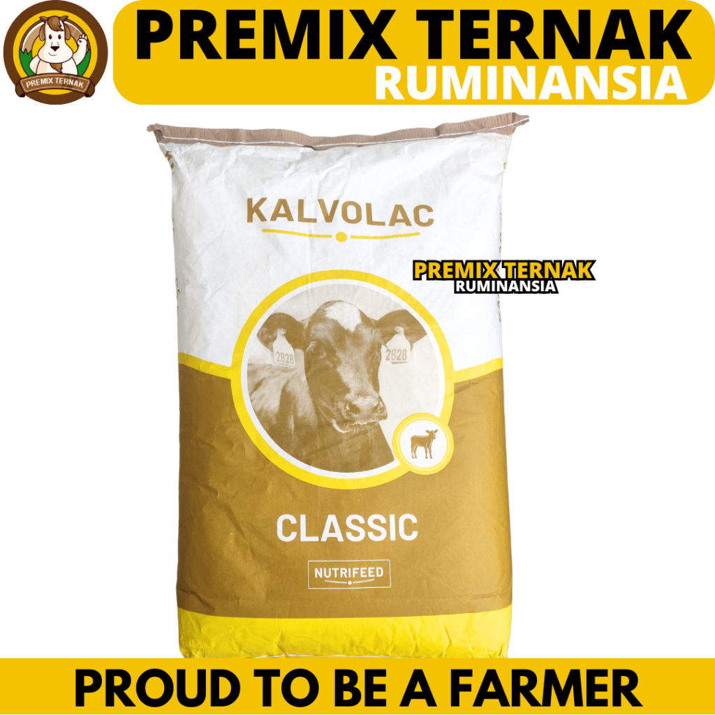 SUSU KALVOLAC 1 KG - KALVOLAC SUSU TERNAK - SUSU CEMPE - SUSU ANAK KAMBING - Susu Kolostrum Pedet Ce
