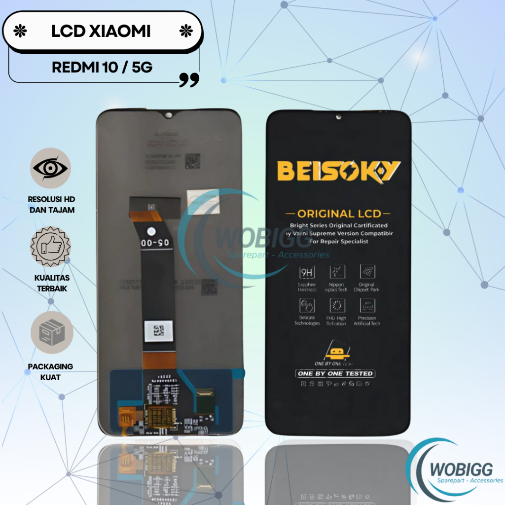 LCD TOUCHSCREEN XIAOMI POCO M3 PRO 5G / REDMI NOTE 10 5G FULLSET COMPLETE ORIGINAL SPAREPART HP