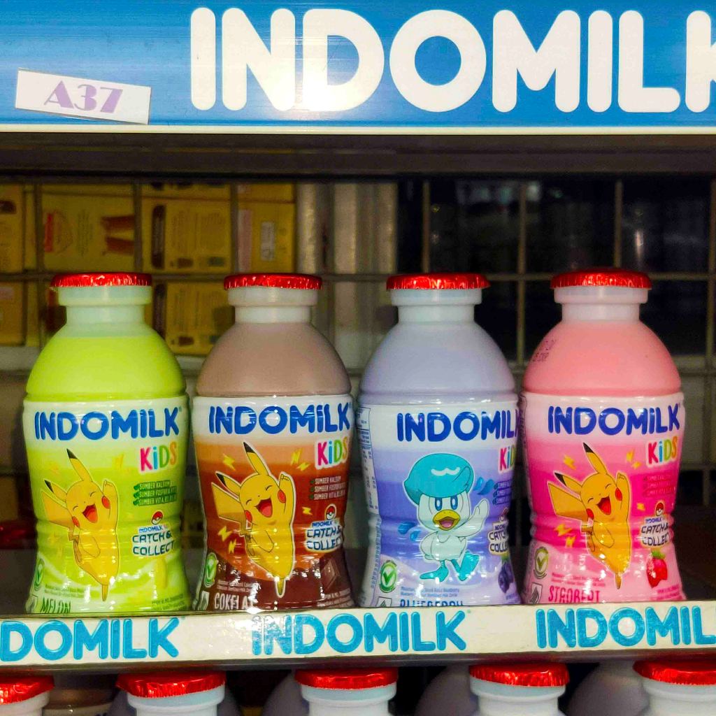 

INDOMILK KIDS Susu Cair INDOMILK 190ML 1Karton isi 24 botol SCI UHT