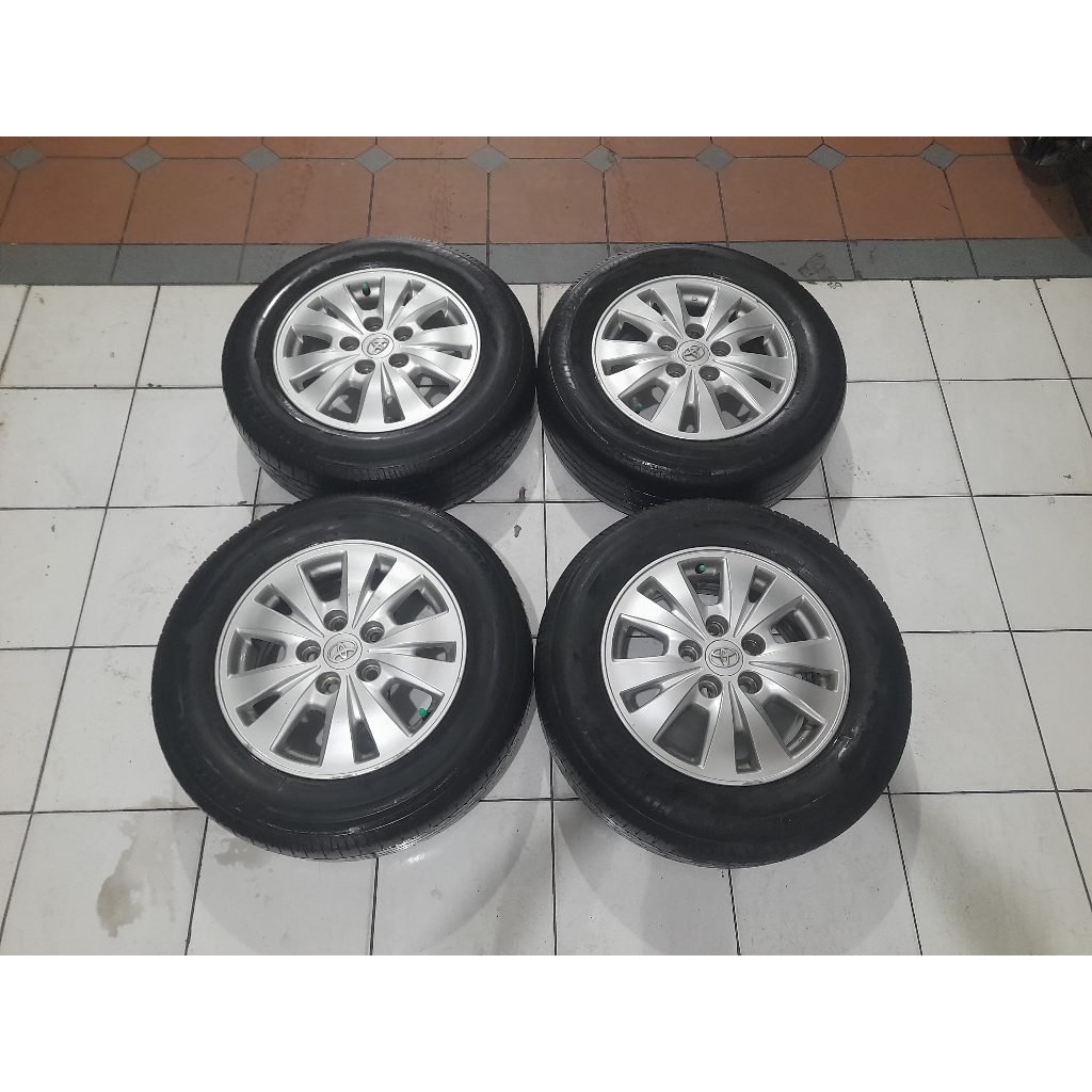 DUJUAL VELG SECOND COPOTAN MOBIL STD INOVA RING 15 PCD 5X114 + BAN