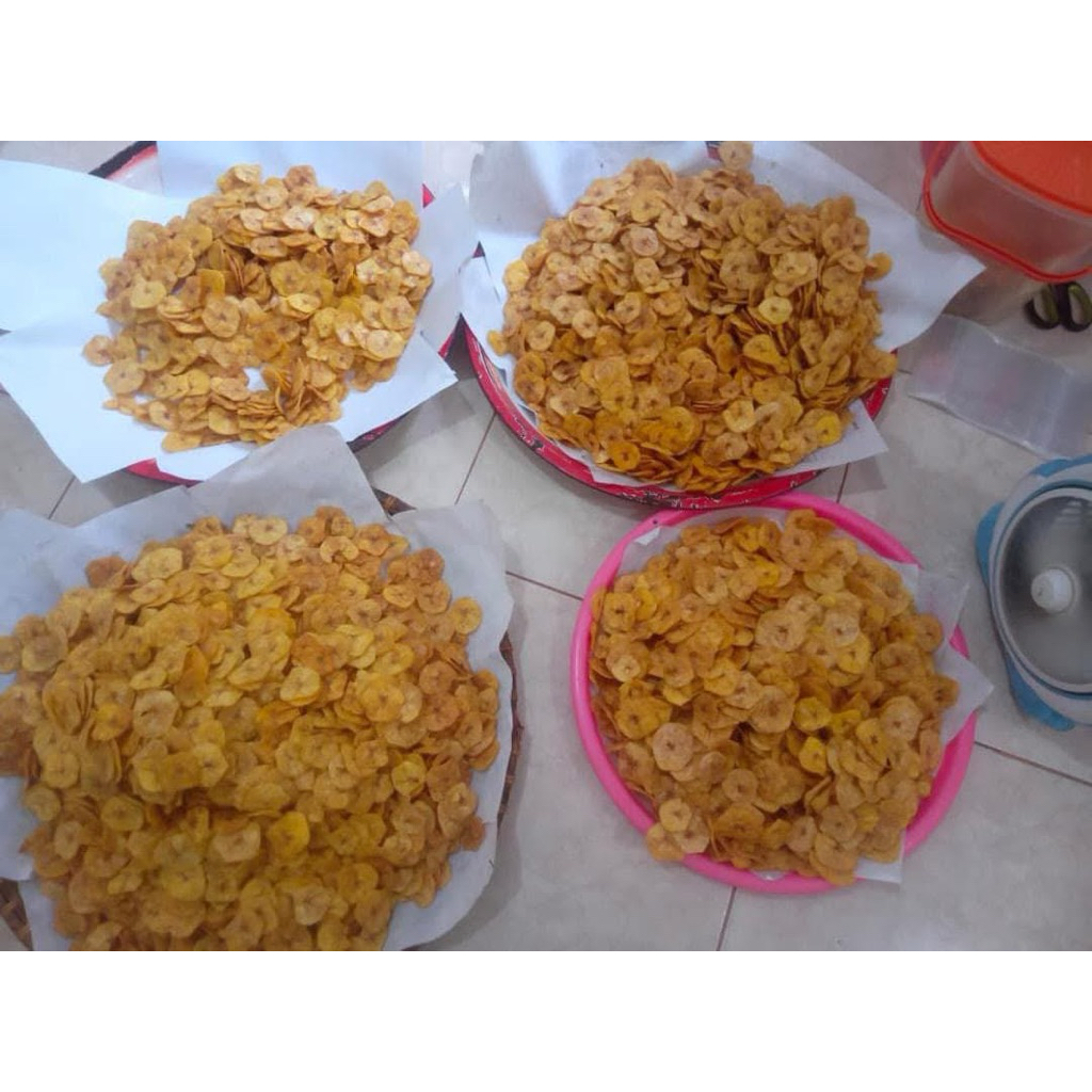 

keripik pisang tanduk kemasan pouch