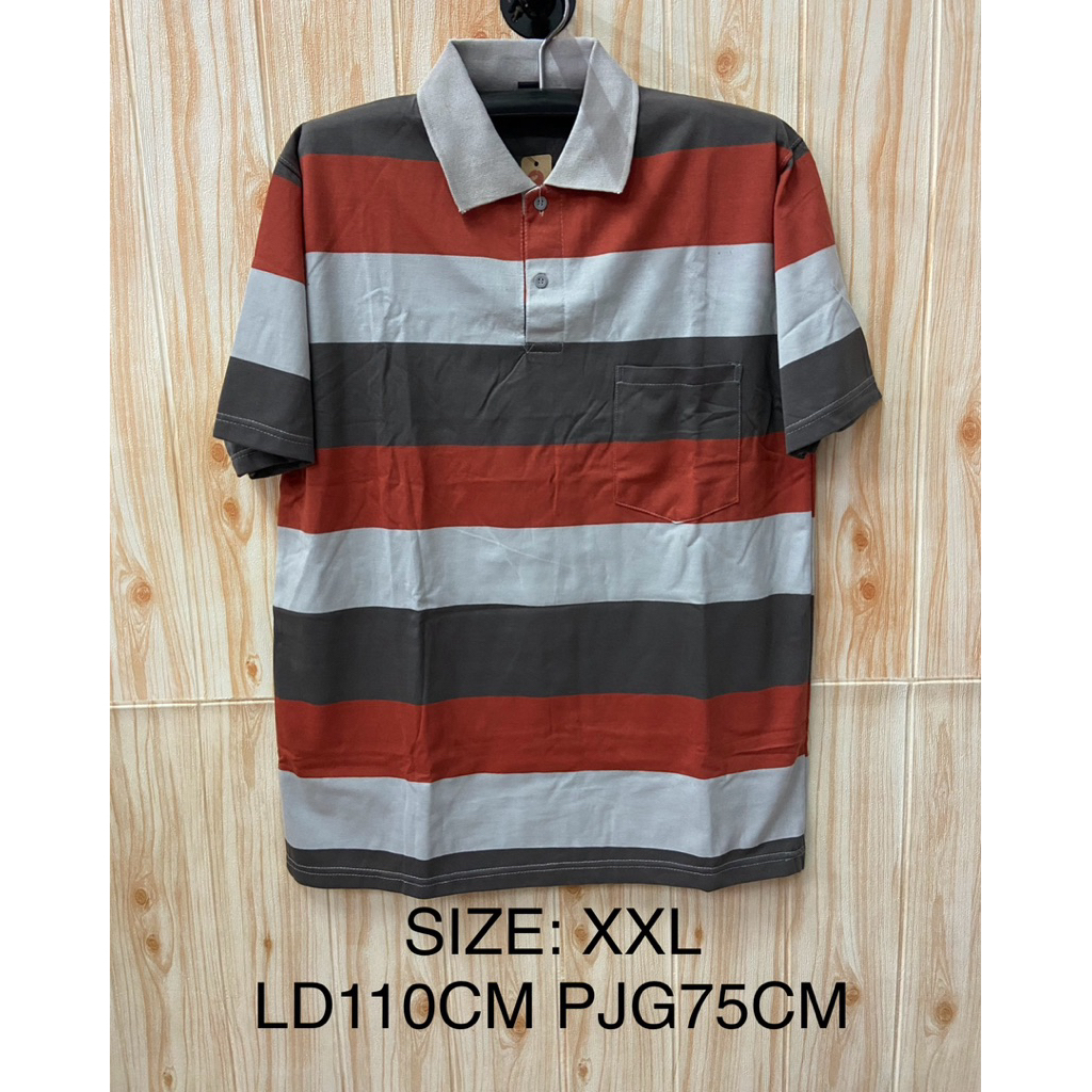KAOS KERAH SALUR KAOS KERAH PRIA SIZE XXL