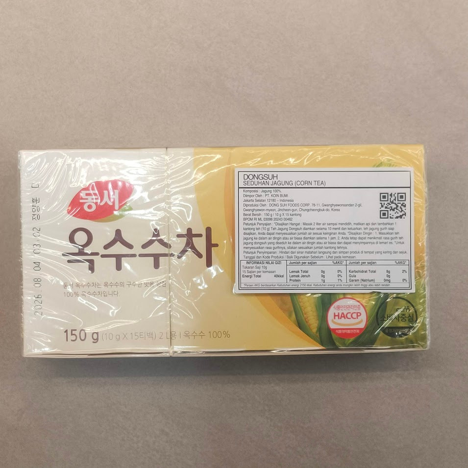 

DONGSUH Corn Tea 150gr Seduhan Teh Jagung Korea