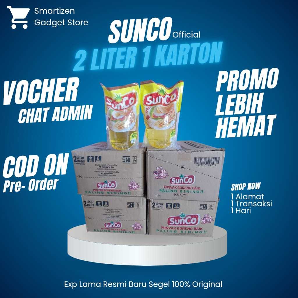 

SUNCO 2L 1 DUS 1 KARTON PROMO TERMURAH STOCK TERBATAS