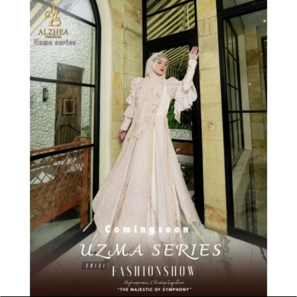 gamis uzma series by alzhea premium syar'i