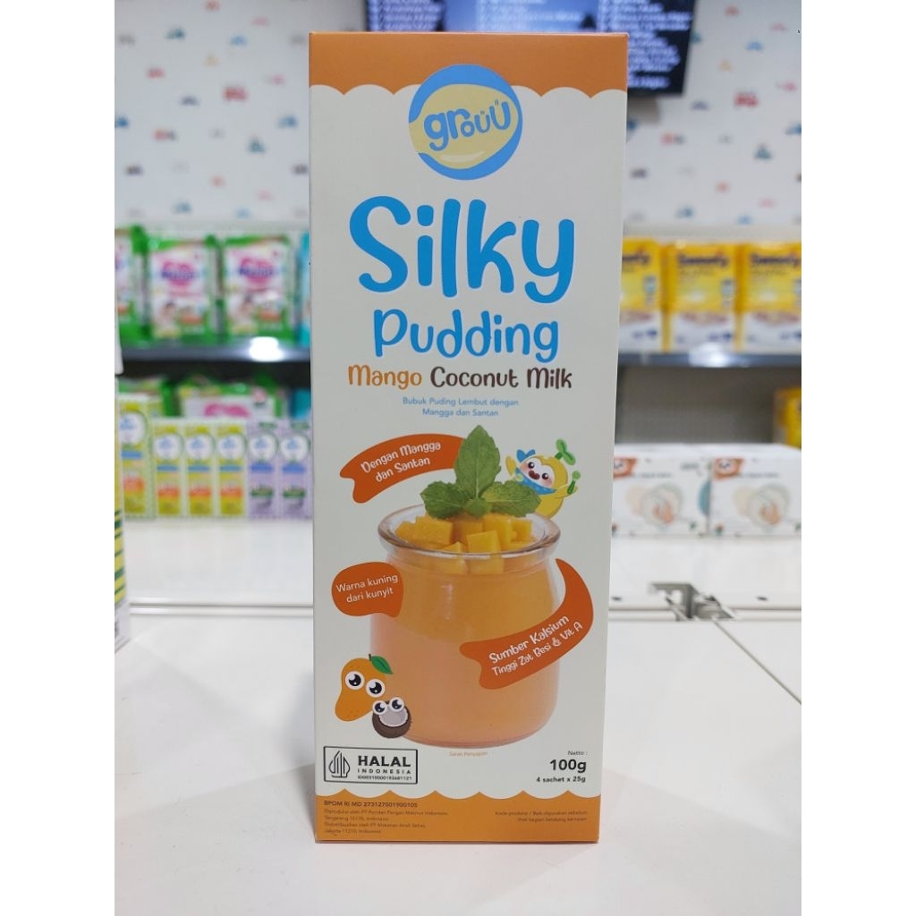 

Silky Pudding Mango Coconut Milk 100gr – Puding Lembut Rasa Mangga & Santan Kelapa