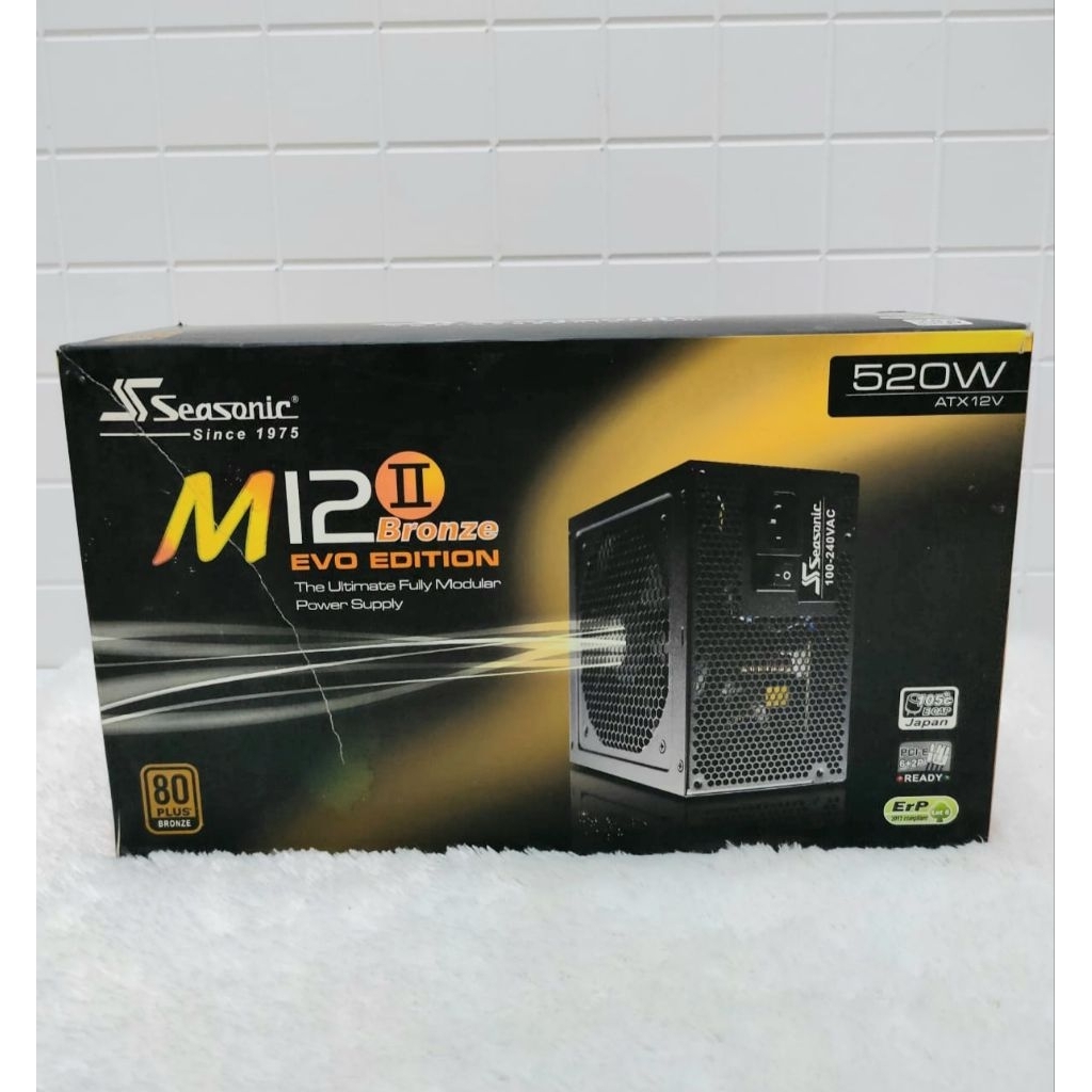 PSU Power Supply Seasonic M12II Evo Edition 520W 80 Plus Bronze (Second)