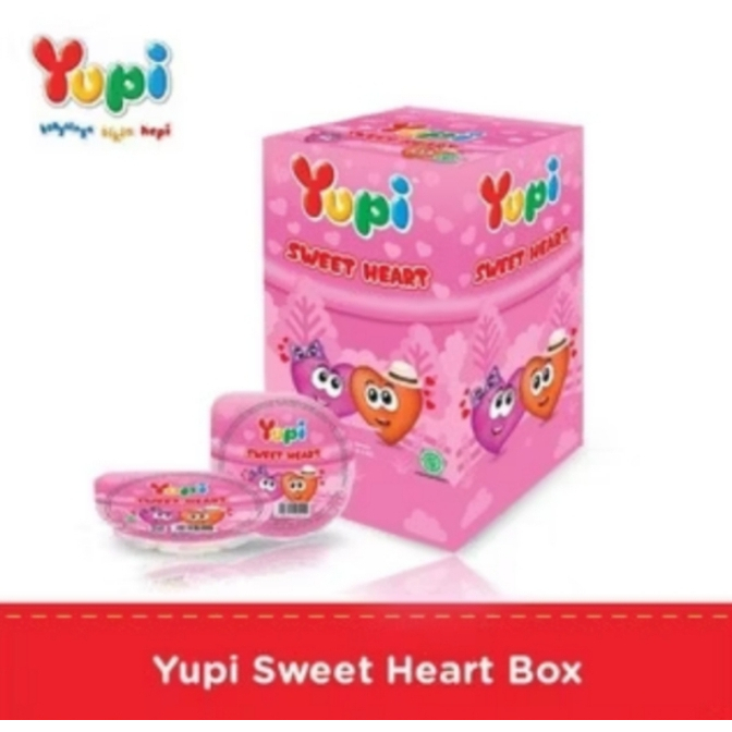 

Permen Yupi Sweet Heart box isi 12 pcs